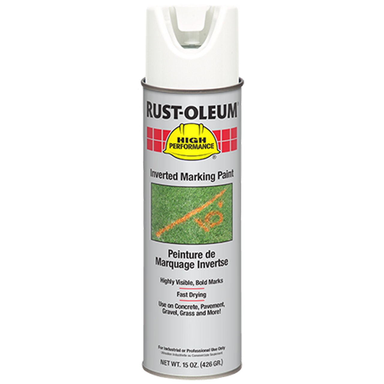 Rust-Oleum Professional 15 oz. Safety Red Inverted Marking Spray Paint (6 Pack)