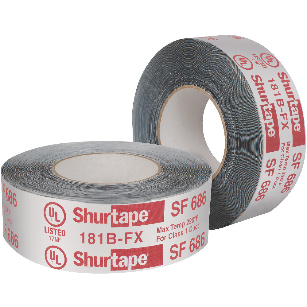 SF 686 UL 181B FX Listed/Printed ShurMASTIC Butyl Foil Tape 183431