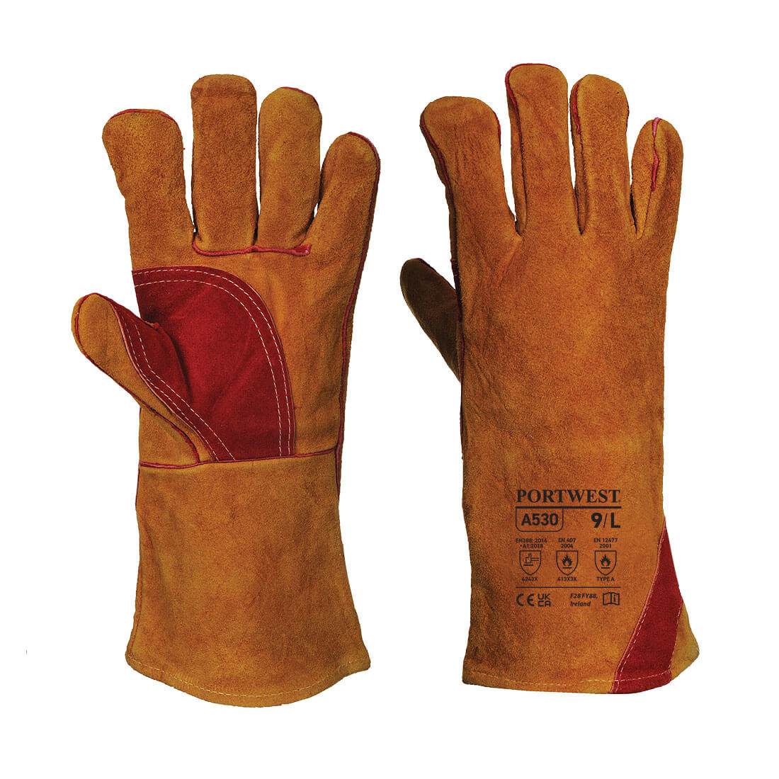 Reinforced Welding Gauntlet - Strobels Supply
