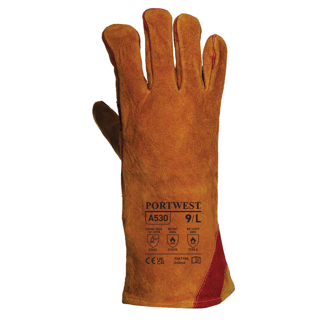 Reinforced Welding Gauntlet - Strobels Supply