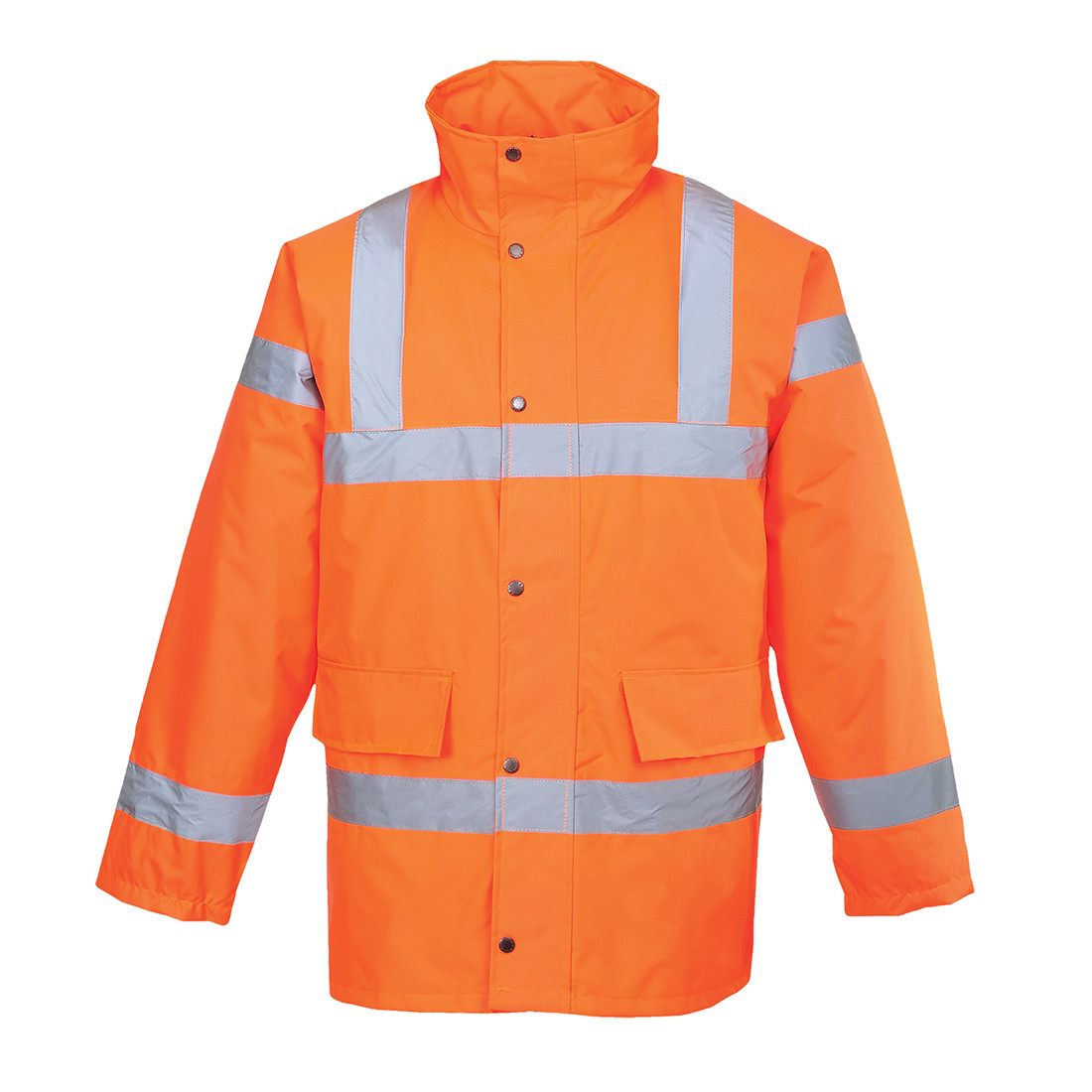 Portwest URT30 Hi-Vis Traffic Jacket, Class 3, Orange - Strobels