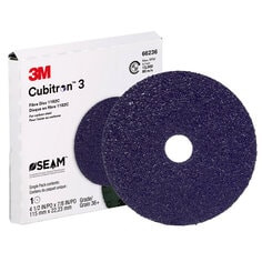 3M Cubitron 3 Fibre Disc 1182C, 36+, 4-1/2 in x 7/8 in, Die 450E