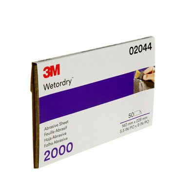 3M 2044 Wetordry Abrasive Sheet, 02044, 5-1/2 In X 9 In - Foto 5