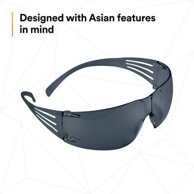 3M SecureFit Safety Glasses SF302AF, Gray Lens, 20 EA/Case 27436