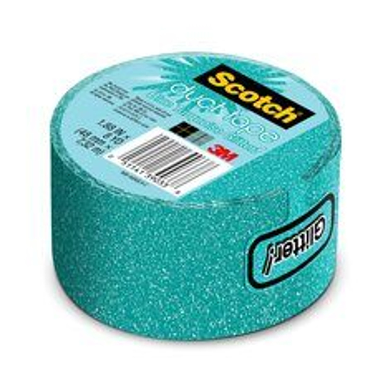 Scotch Duct Tape - Blue Turquoise Glitter - 1.88 inch x 8 Yard