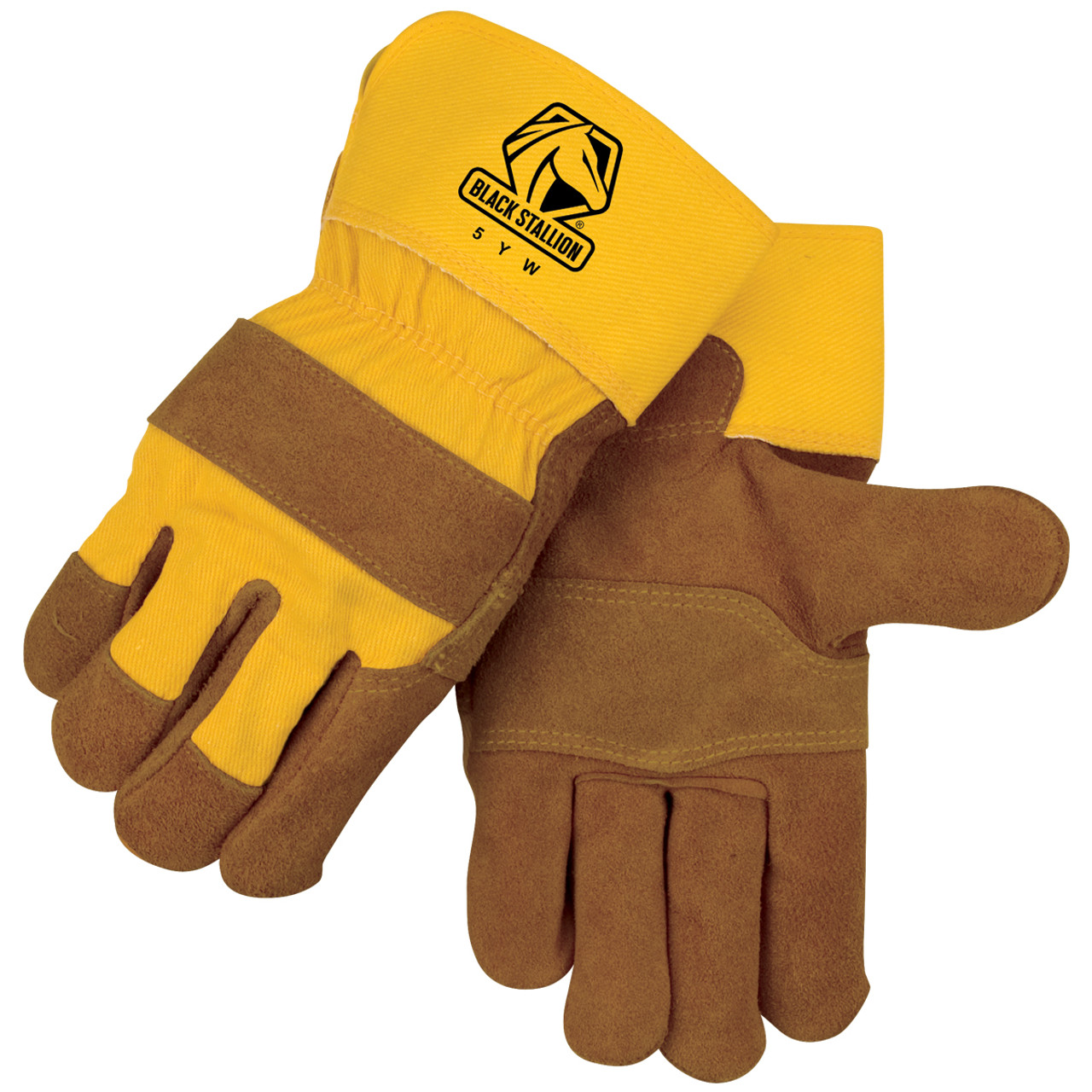 Revco (Black Stallion) 6B Work Gloves - Heavy Cowhide Palm Short Cuff