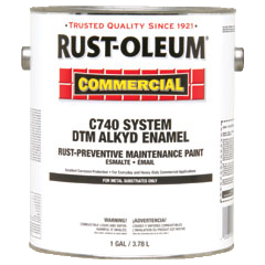 Commercial C740 System 400 VOC DTM Alkyd Enamel Rust-Oleum