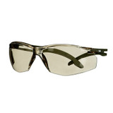 3M SecureFit 500 Series SF528SGAF-DGR, Olive Green, Scotchgard Anti-Fog Coating, Lt Brown AF-AS Lens, 20 ea/Case 42937