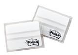 Post-it Durable Tabs 686F-50WH, 2 in. x 1.5 in. (50,8 mm x 38 mm) White24pk/cs 23682