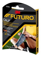 FUTURO Performance Compression Calf Sleeve, 80301EN, Small / Medium 20494