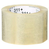 Scotch High Tack Box Sealing Tape 311+, Clear, 72 mm x 100 m, 24 Rolls/Case 53635
