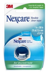 Nexcare Flexible Clear First Aid Tape Dispenser 778, 1 in x 10 yd 22278