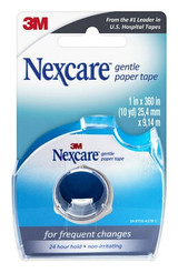 Nexcare Gentle Paper Tape Dispenser 788, 1 in x 10 yd (25.4 mm x 9.144 m) 22268