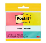 Post-it Notes 653-4-N, 1 3/8 in x 1 7/8 in (34,9 mm x 47,6 mm) 92755