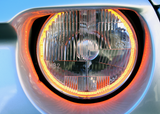 DOT LED Headlight Kit with Amber Halos for Jeep JL/ JT (PAIR)