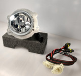 3088 Series 3.5" LED Fog Light Kit with White Halo for JEEP JK and JL with Plastic Bumper (PAIR)