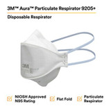 3M Aura Particulate Respirator 9205+, N95, 240 ea/Case