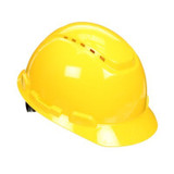3M SecureFit Hard Hat H-702SFV-UV, Yellow, Vented, 4-Point Pressure Diffusion Ratchet Suspension, with UVicator, 20 ea/Case 94502