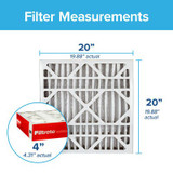 Filtrete High Performance Air Filter 1000 MPR NADP02-2PK-1E, 20 in x 20 in x 4 in (50.8 cm x 50.8 cm x 10.1 cm) 34982