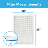 Filtrete Ultimate Allergen Reduction Filter 1900 MPR UT03-2PK-1E, 20 in x 25 in x 1 in (50.8 cm x 63.5 cm x 2.5 cm) 99156