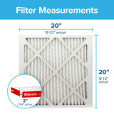 Filtrete Electrostatic Air Filter 1000 MPR NADP02-2IN-4, 20 in x 20 in x 2 in (50.8 cm x 50.8 cm x 5 cm) 65459