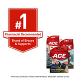 ACE Compression Knee Brace w/Side Stabilizers 207353, S 20380