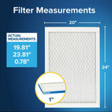 Filtrete High Performance Air Filter 1900 MPR UA26DC-4, 20 in x 24 in x 1 in (50.8 cm x 60.9 cm x 2.5 cm)