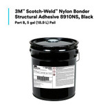 3M Scotch-Weld Nylon Bonder Structural Adhesive 8910NS, Black, Part B, 5 Gallon Drum (Pail) 40979