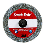 Scotch-Brite Roloc Deburr & Finish Pro Unitized Wheel, DP-UR, 9C Extra Coarse+, TR, 2 in x 1/4 in x NH, 15/inner, 60 each/case Industrial 3M Products