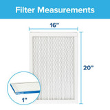 Filtrete High Performance Air Filter 1900 MPR UA00-4, 16 in x 20 in x 1 in (40.6 cm x 50.8 cm x 2.5 cm) Industrial 3M Products & Supplies | Beige