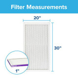 Filtrete Ultra Allergen uction Filter UR22-2PK-1E, 20 in x 30 in x 1 in (50.8 cm x 76.2 cm x 2.5 cm) Industrial 3M Products & Supplies | Red