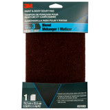 3M Paint and Body Scuff Pad, 03193, 6 in x 9 in, 20/case 3193 Industrial 3M Products & Supplies | Maroon