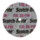 Scotch-Brite™ EXL Unitized Wheel, XL-UW, 2S Fine, 3 in x 1 in x 1/2 in