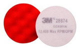 3M Finesse-it Buffing Pad 28874, 3-1/4 in, 10/inner 50/case 28874 Industrial 3M Products & Supplies | Red Foam