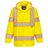 Portwest UH400 Hi-Vis Yellow Rain Jacket