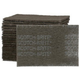 Scotch-Brite Hand Pad 7448B, HP-HP, SiC Ultra Fine, Gray, 6 in x 9 in, 60 ea/Case, Bulk 14049