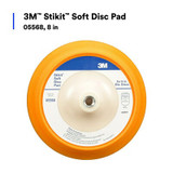 3M Stikit Soft Disc Pad, 05568, 8 in, 1/case 5568 Industrial 3M Products & Supplies | Yellow