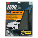 3M Wetordry Sandpaper, 32022, 9 in x 11 in, 1200 Grit, 5 sheets perpack, 20 packs/case 32022 Industrial 3M Products & Supplies