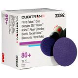 3M Cubitron II Roloc Fibre Disc 786C, 33392, 3 in (75 mm), 80+, 15discs/carton, 6 cartons/case 33392 Industrial 3M Products & Supplies | Purple