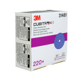 3M Cubitron II Hookit Clean Sanding Abrasive Disc, 31481, 6 in, 220+grade, 50 discs/carton, 4 cartons/case 31481 Industrial 3M Products & Supplies |