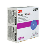 3M Cubitron II Hookit Clean Sanding Abrasive Disc, 31374, 6 in, 180+
grade, 50 discs per carton, 4 cartons per case