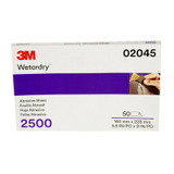 3M Wetordry Abrasive Sheet 401Q, 02045, 2500, 5 1/2 x 9 in, 50 sheets
per carton, 5 cartons per case