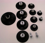 3M Roloc Disc Pad Assembly, 05538, 1 in, 10/case 5538 Industrial 3M Products & Supplies | Black