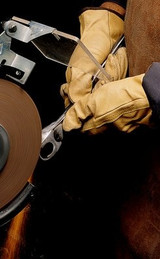 Scotch-Brite Cut and Polish Unitized Wheel, CP-UW, 5A Fine, 1 in x 1/8
in x 1/8 in, SPR 23513A, 100 ea/Case