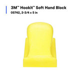 3M Hookit Soft Hand Block, 05742, 2-3/4 x 5 in, 10/case 5742 Industrial 3M Products & Supplies | Yellow