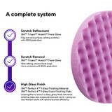 3M Perfect-It 1-Step Foam Finishing Pad, 33036, 8 in, Hookit, 2 padsper bag, 12 bags/case 33036 Industrial 3M Products & Supplies | Purple