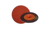 3M PSA Cloth Disc 777F, 80 YF-weight, 5 in x NH, Die 500X, 50/inner,250 each/case 50168 Industrial 3M Products & Supplies | Orange