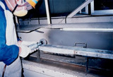 Scotch-Brite EXL Unitized Wheel, XL-UW, 3S Fine, 5 in x 3/8 in x 1/4
in, SPR 19909A, 10 ea/Case