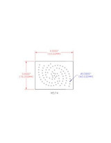 3M Cubitron II Hookit Film Sheet 775L, 400+, 3 in x 4 in, Die M574,Clean Sanding 57844