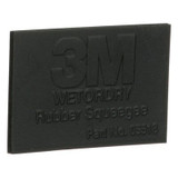 3M Wetordry Rubber Squeegee, 05518, 2 in x 3 in, 50 per case 5518